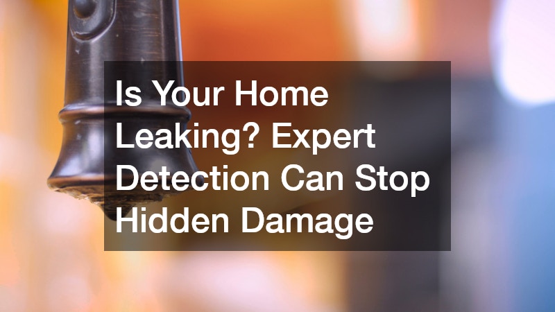 Is Your Home Leaking? Expert Detection Can Stop Hidden Damage